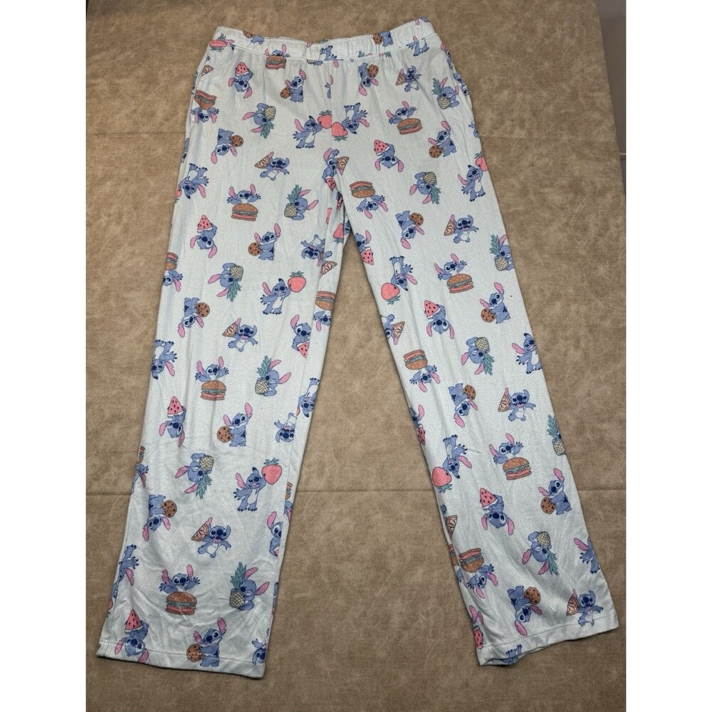 Women's Disney Stitch Size MEDIUM Pajama Bottoms With Pockets